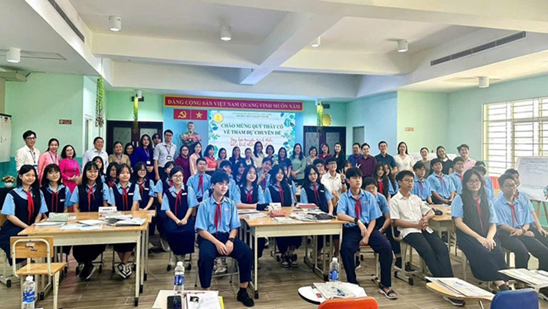 Trường THCS Nguyễn Văn Tố tổ chức thành công chuyên đề cấp cụm “Dạy học truyện trinh thám bằng hình thức trải nghiệm”