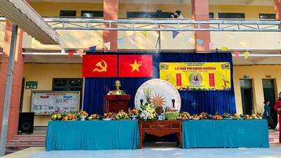 Sáng ngày 24/4/2026, Trường THCS Nhuận Đức tổ chức Ngày Giỗ tổ Hùng Vương mùng 10 tháng 3 - năm 2026