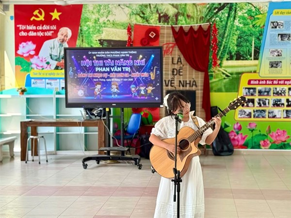 Hội thi “Tài năng nhí Phan Văn Trị” cấp trường Vòng sơ khảo diễn ra sôi nổi, hấp dẫn