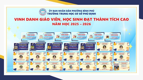 Tuyên dương các cá nhân, tập thể học sinh có thành tích trong học tập, phong trào, thể dục thể thao Học kì 1 năm học 2025 - 2026