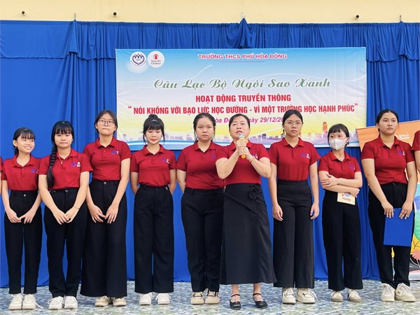 Hoạt động truyền thông “PHÒNG CHỐNG BẠO LỰC HỌC ĐƯỜNG - VÌ MỘT TRƯỜNG HỌC HẠNH PHÚC”