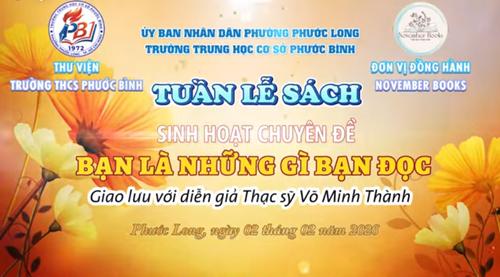 Ngày hội phát động tuần lễ sách:  Bạn là những gì bạn đọc  – Hành trình khám phá tri thức cùng diễn giả võ minh thành