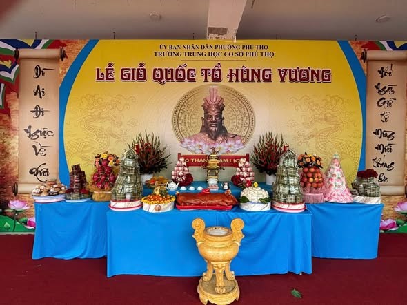 Trường THCS Phú Thọ tổ chức Lễ Giỗ Quốc Tổ Hùng Vương năm 2026
