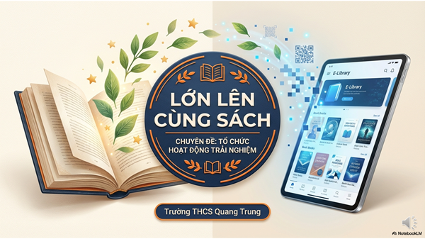 Trường THCS Quang Trung tổ chức Hội thi “Lớn lên cùng sách” năm học 2025-2026