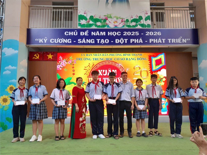 Sinh Hoạt Chào Cờ Tuần 4 - Học Kỳ II - Hội Xuân Yêu Thương 2026 - Khen Thưởng Học Sinh Có Thành Tích Xuất Sắc Học Kỳ I - Năm Học 2025-2026