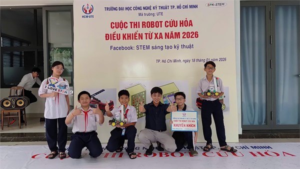 Cuộc thi Robot cứu hoả điều khiển từ xa năm 2026