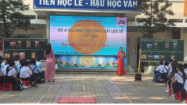 Chuyên đề môn Lịch sử - Địa lí:  Khi AI hòa nhịp cùng dòng chảy lịch sử Việt Nam 