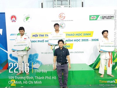 Chúc mừng học sinh trường THCS Tân Bình xuất sắc giành 5 huy chương tại Hội thi Thể dục thể thao học sinh cấp Thành phố, năm học 2025 – 2026