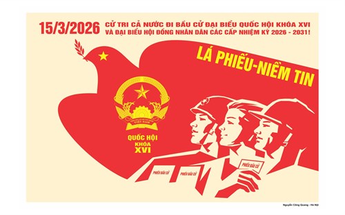 Một số hình ảnh chào mừng Ngày bầu cử Đại biểu Quốc hội khóa XVI và Đại biểu Hội đồng Nhân dân các cấp nhiệm kỳ 2026 - 2031