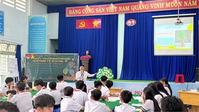 Thao giảng cấp trường môn GDĐP - thầy Trương Quốc Tuấn thực hiện