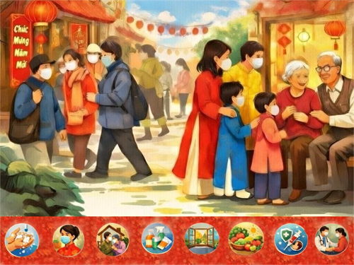 Chủ động phòng bệnh viêm đường hô hấp cấp dịp Tết Nguyên Đán.