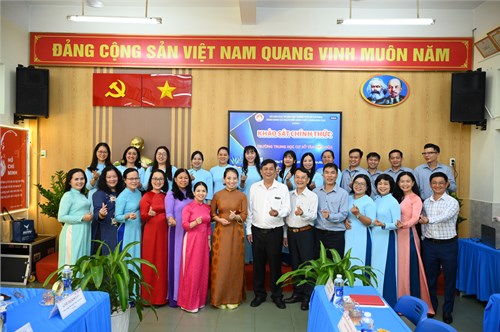 Trường thcs tân thới hòa chào mừng đoàn đánh giá ngoài kiểm định chất lương giáo dục