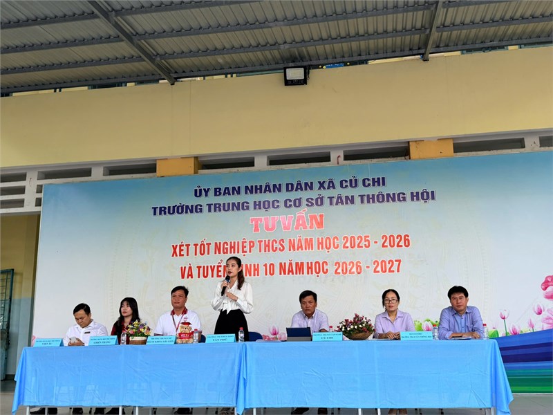 Tư vấn xét tốt nghiệp THCS năm học 2025 - 2026 và tuyển sinh 10 năm học 2026 - 2027