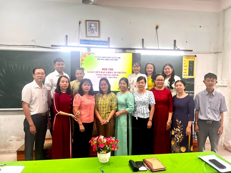 Hội thi giáo viên dạy giỏi cấp trường năm học 2025 - 2026