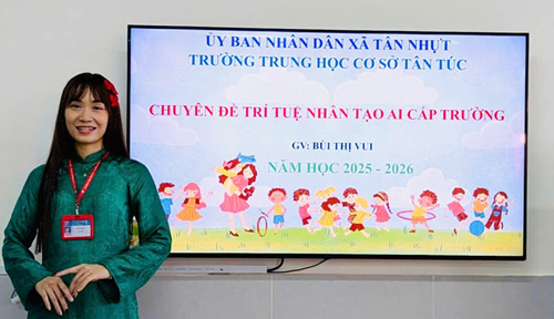 Chuyên đề: ứng dụng ai vào giảng dạy tại trường trung học cơ sở tân túc