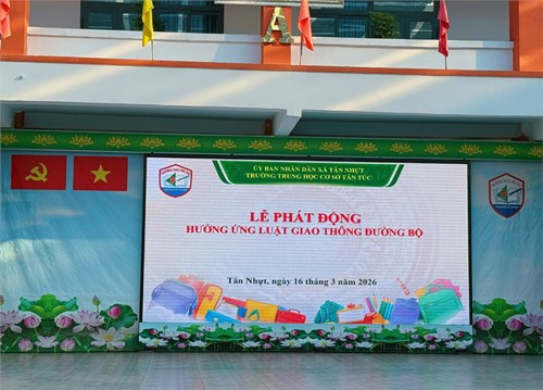 Trường trung học cơ sở tân túc – giáo dục pháp luật về trật tự an toàn giao thông