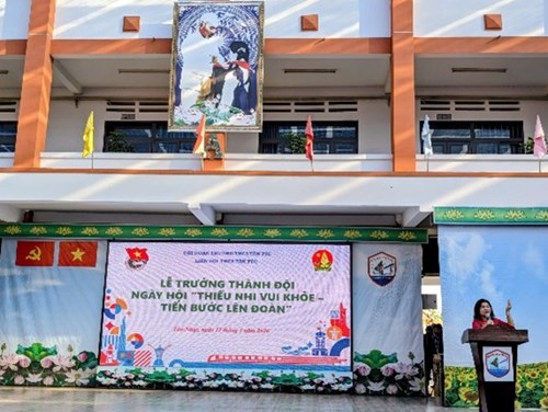 Ngày hội thiếu nhi vui khỏe – tiến bước lên đoàn & lễ trưởng thành đội