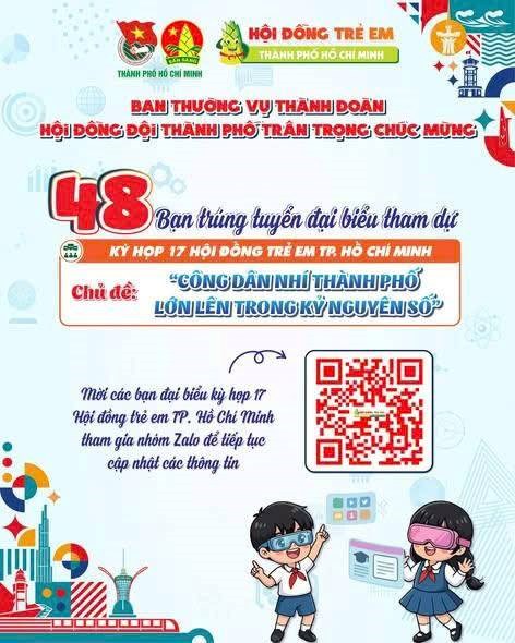 🎉Chúc mừng em VÕ NGỌC MINH CHÂU - Lớp 8/9 đã trúng tuyển Đại biểu tham dự kỳ họp 17 Hội đồng Trẻ em Thành phố Hồ Chí Minh🎉