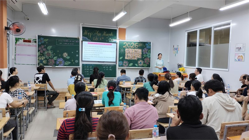 Ngày 16 và 17/01/20226, Trường THCS Tôn Thất Tùng tổ chức Hội nghị Cha Mẹ Học Sinh cuối HK1 cho học sinh khối 6, 7, 8, 9, năm học 2025-2026