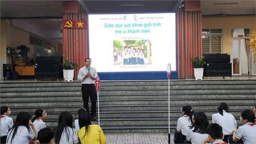 Trường THCS Tôn Thất Tùng phối hợp cùng Trạm y tế phường Tân Sơn Nhì truyền thông chuyên đề  Giáo Dục Sức Khỏe Giới Tính Trẻ Vị Thành Niên , năm học 2025-2026