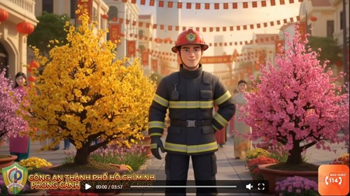 Thông điệp về PCCC của Công an Thành phố Hồ Chí Minh