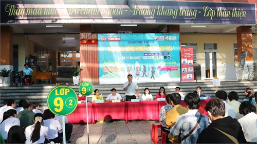 Trường THCS Tôn Thất Tùng tổ chức chương trình  Tuyển Sinh, Hướng Nghiệp Học Sinh Sau THCS Lần Thứ 11, năm học 2025-2026 