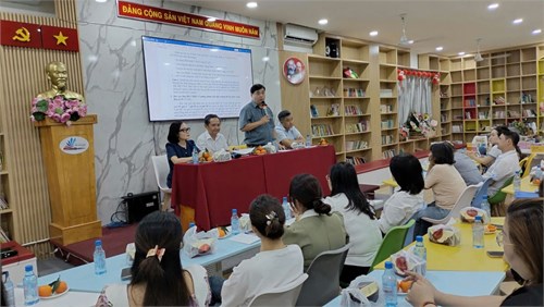 Trường THCS Tôn Thất Tùng tổ chức  Đại Hội Đại Biểu Cha Mẹ Học Sinh  cuối HK2, năm học 2025-2026