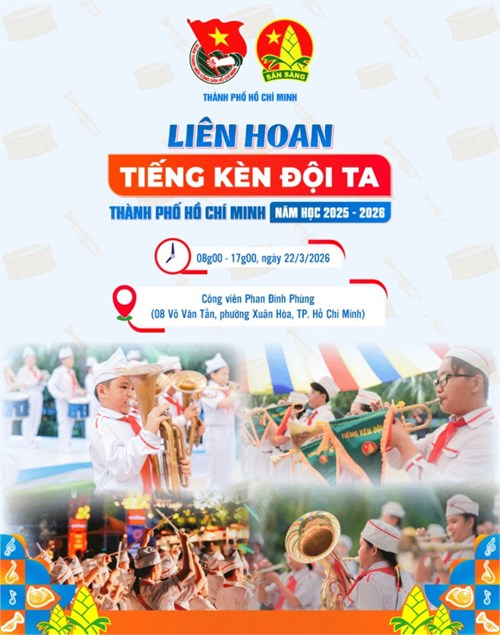 Đội trống kèn trần quốc toản đại diện cụm 8 tham gia liên hoan “tiếng kèn đội ta” cấp thành phố