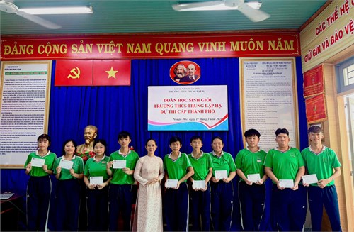 Họp mặt đội tuyển học sinh lớp 9 tham gia Kỳ thi Học sinh giỏi cấp Thành phố năm học 2025–2026