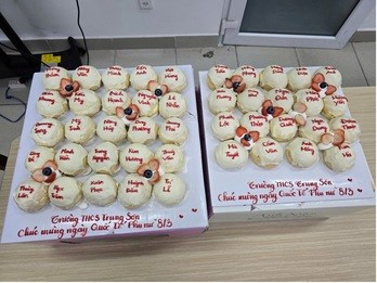 Trường thcs trung sơn
tổ chức họp mặt kỷ niệm ngày quốc tế phụ nữ 8/3