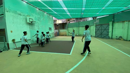 Hình ảnh sân chơi bóng rổ