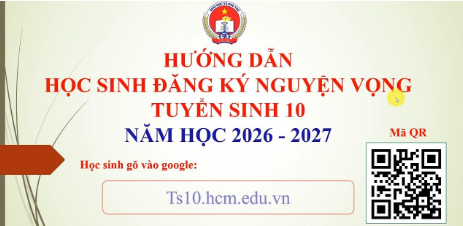 Hướng dẫn đăng ký tuyển sinh vào lớp 10 năm 2026