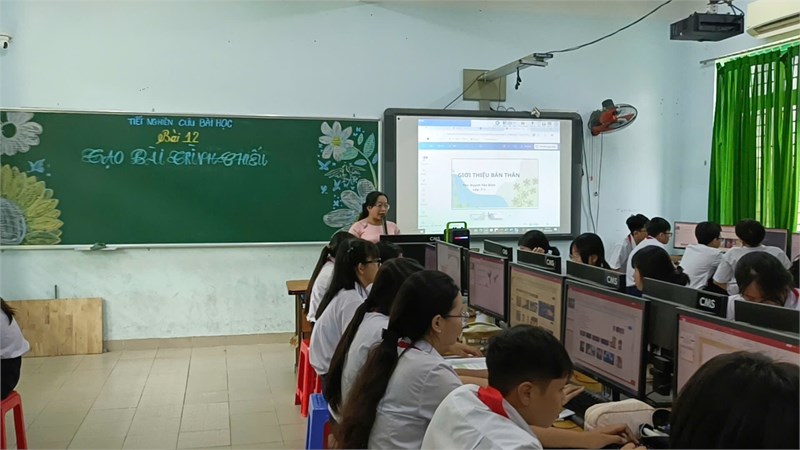 Tiết NCBH_Tin học 7_Bài minh họa Tạo bài trình chiếu_GV thực hiện Nguyễn Cẩm Loan